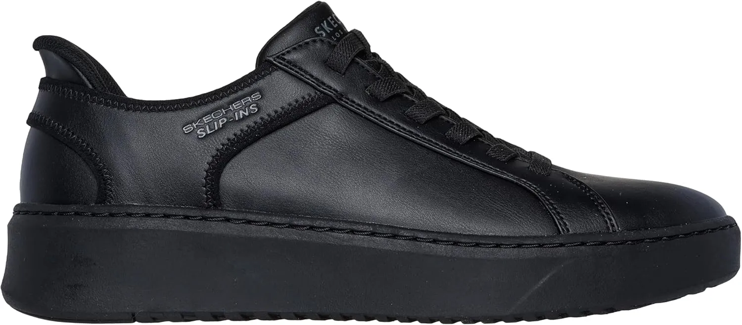 Skechers Men's Court Break-Double Vented Hands Freee Slip-ins Sneaker