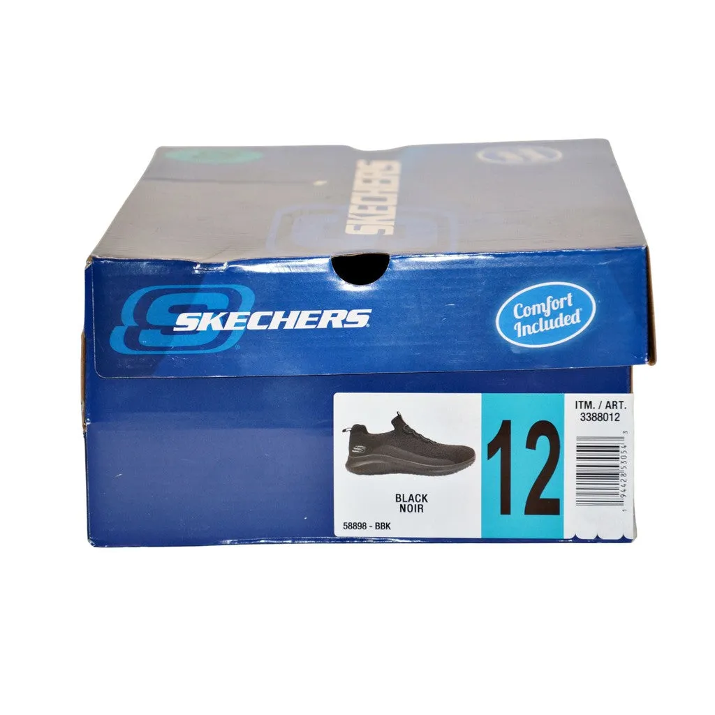 Skechers Men's Flex Slip On Memory Foam Shoe Black Size 12