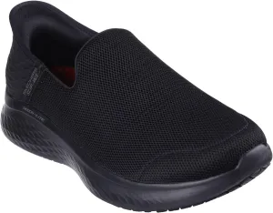 Skechers - Mens Work Relaxed Fit: Skech-Lite Pro Slip Resistant - Phavex Slip On Shoes, Color Black, Size: 12 M US