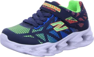Skechers Skech Fast Sneaker, Black/White, 4.5 US Unisex Big Kid