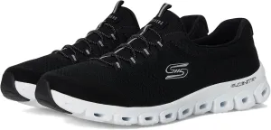 Skechers Sport Women's Glide-Step-Resilience Sneaker, BKW, 9