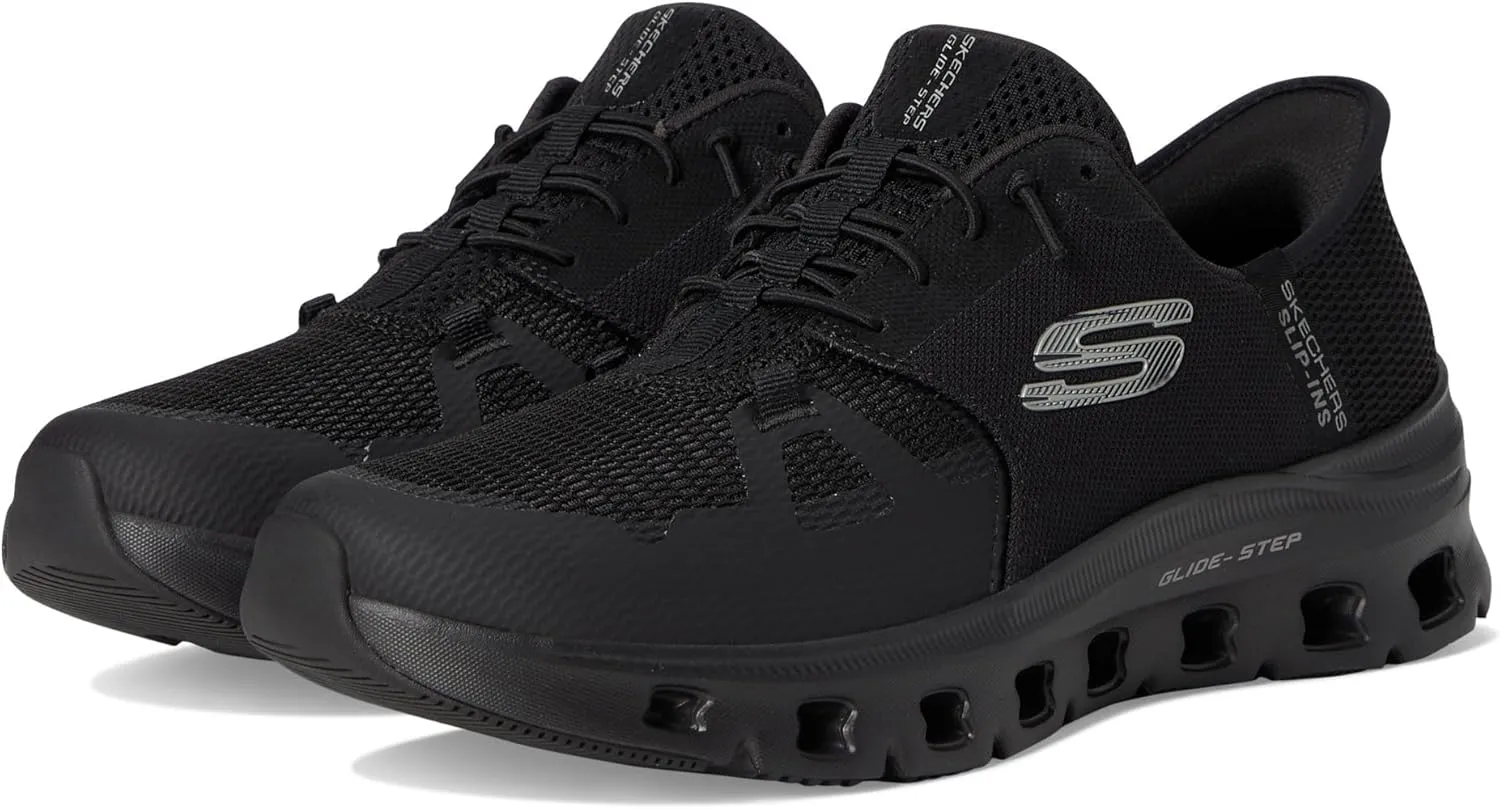 Skechers Sport Women's Women's Hands Free Slip-INS Glide-Step PRO Sneaker, BBK=Black/Black, 5.5