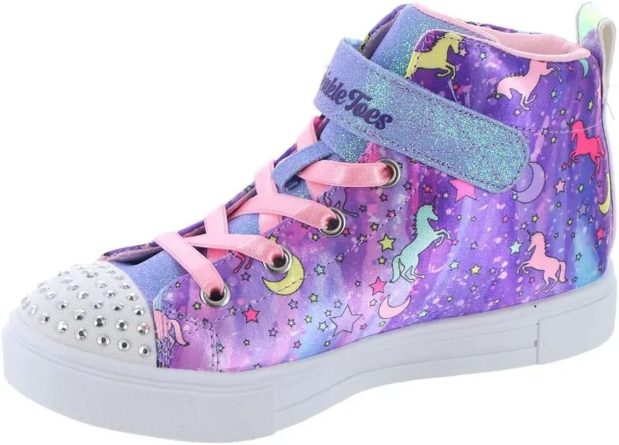 Skechers unisex-child Twinkle Toes Twinkle Sparks Unicorn Dayd Sneaker