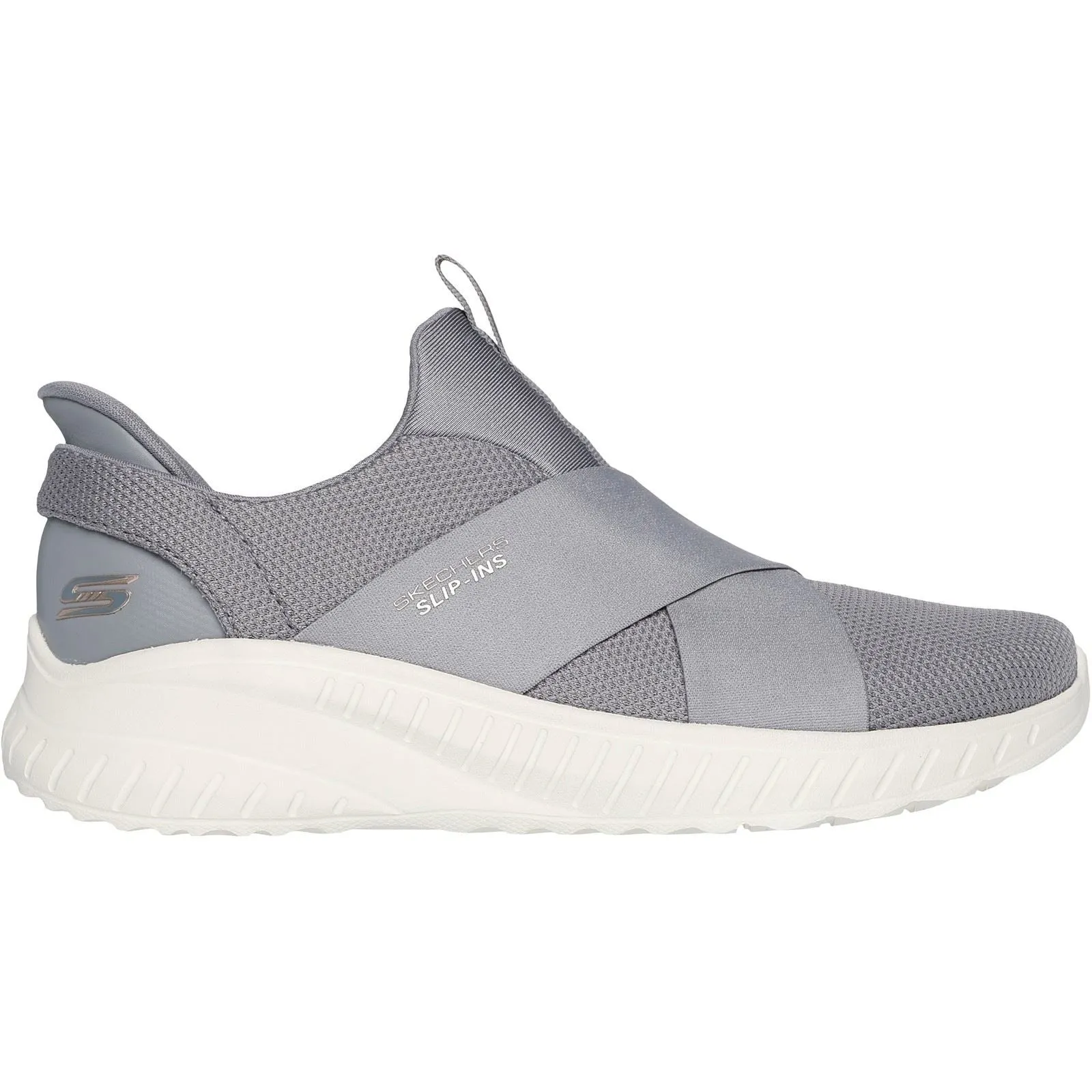 Skechers Women's Bobs Squad Chaos Your Moment Shoes in Grey