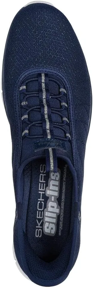 Skechers Women's Brilliance-Night Shift Hands Free Slip-ins Sneaker