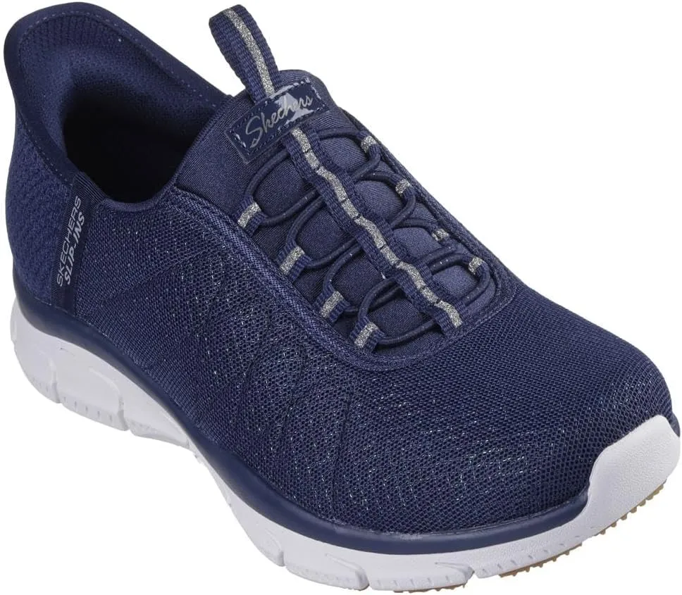 Skechers Women's Brilliance-Night Shift Hands Free Slip-ins Sneaker