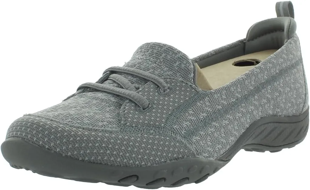 Skechers Women's Relaxed Fit Breathe-Easy Holding Line Slip-On Sneaker