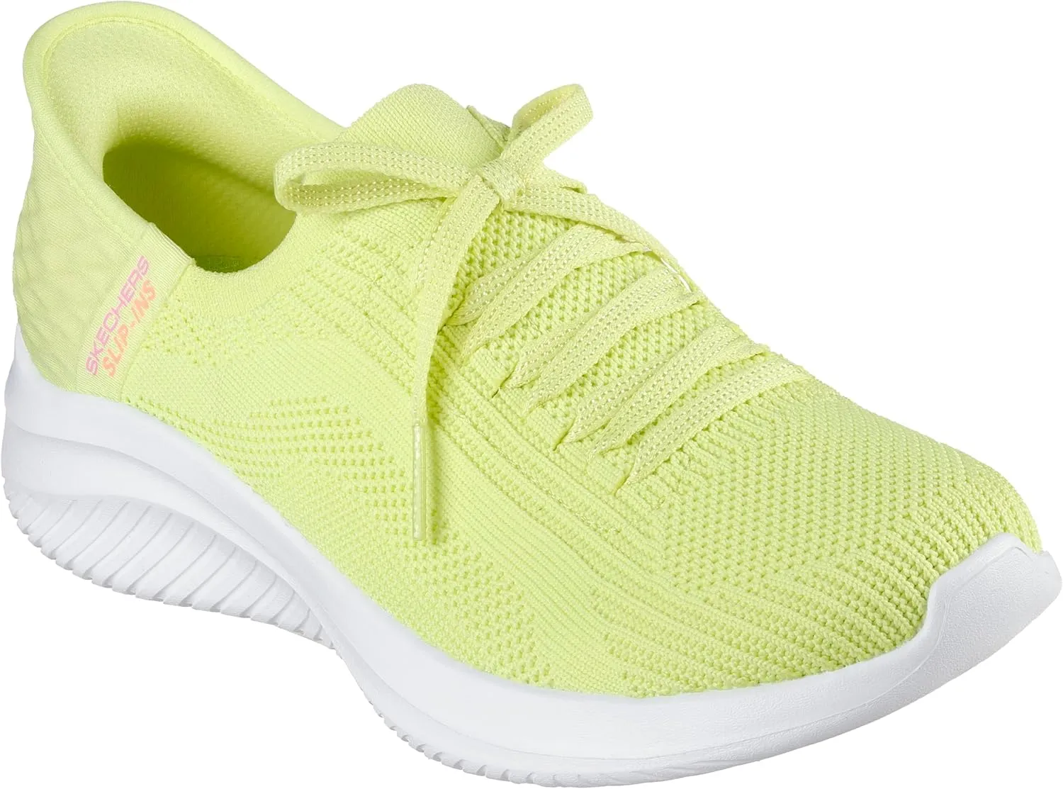 SKECHERS Women's Ultra Flex 3.0-Brilliant Path Hands Free Slip-INS Sneaker, YEL=Yellow, 7
