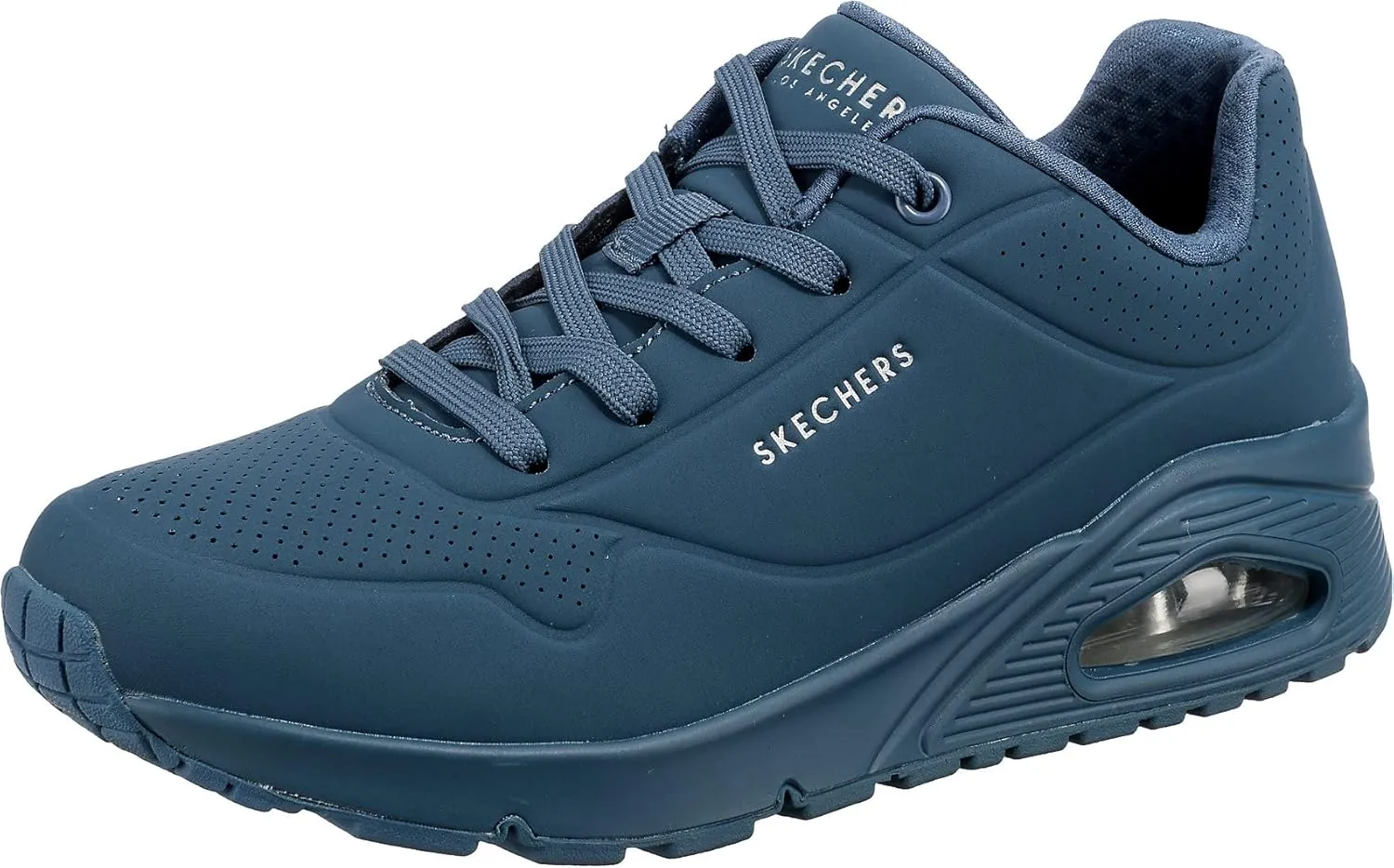 Skechers Women's Uno-Stand on Air Sneaker, Blu, 9