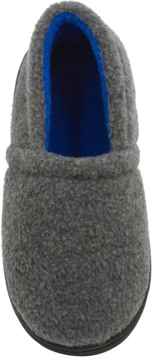 Skysole Fleece Slippers for Boys, Soft Kids Slippers with Closed Back