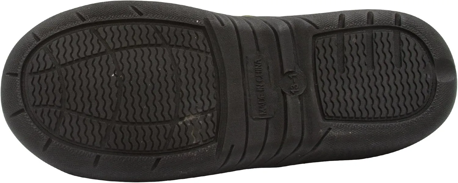 Skysole Fleece Slippers for Boys, Soft Kids Slippers with Closed Back
