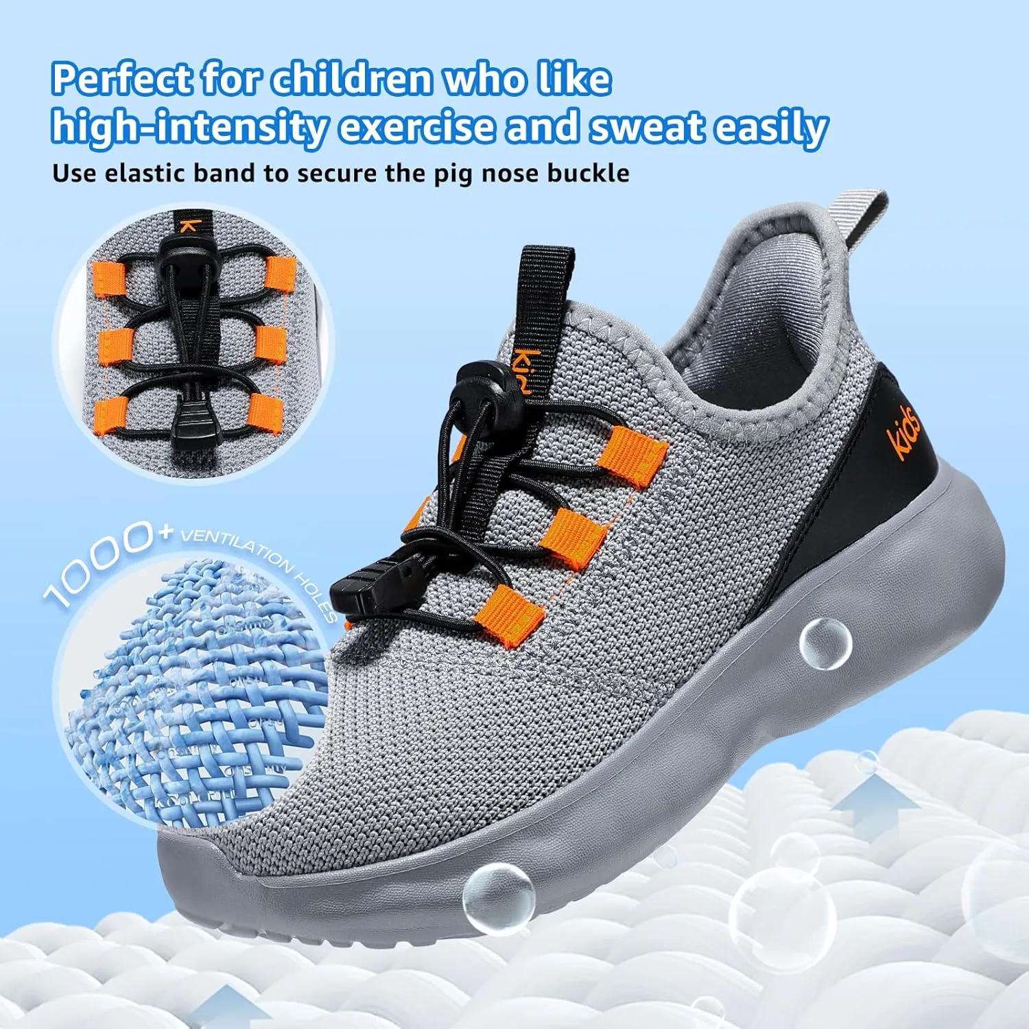 Sneakers for Girls Slip on Shoes Boys School Shoes