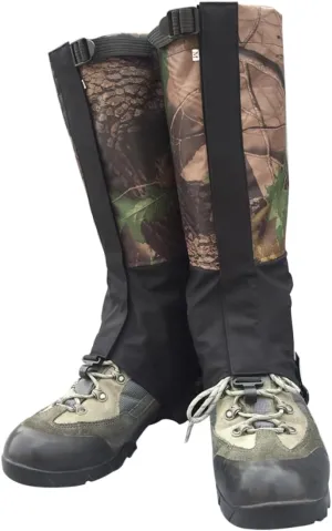 Snowproof Outdoor Hiking Leg Gaiters Waterproof Snow Leg Guards Boot Cover Leg Wraps Shoes Cover Size m 38-42