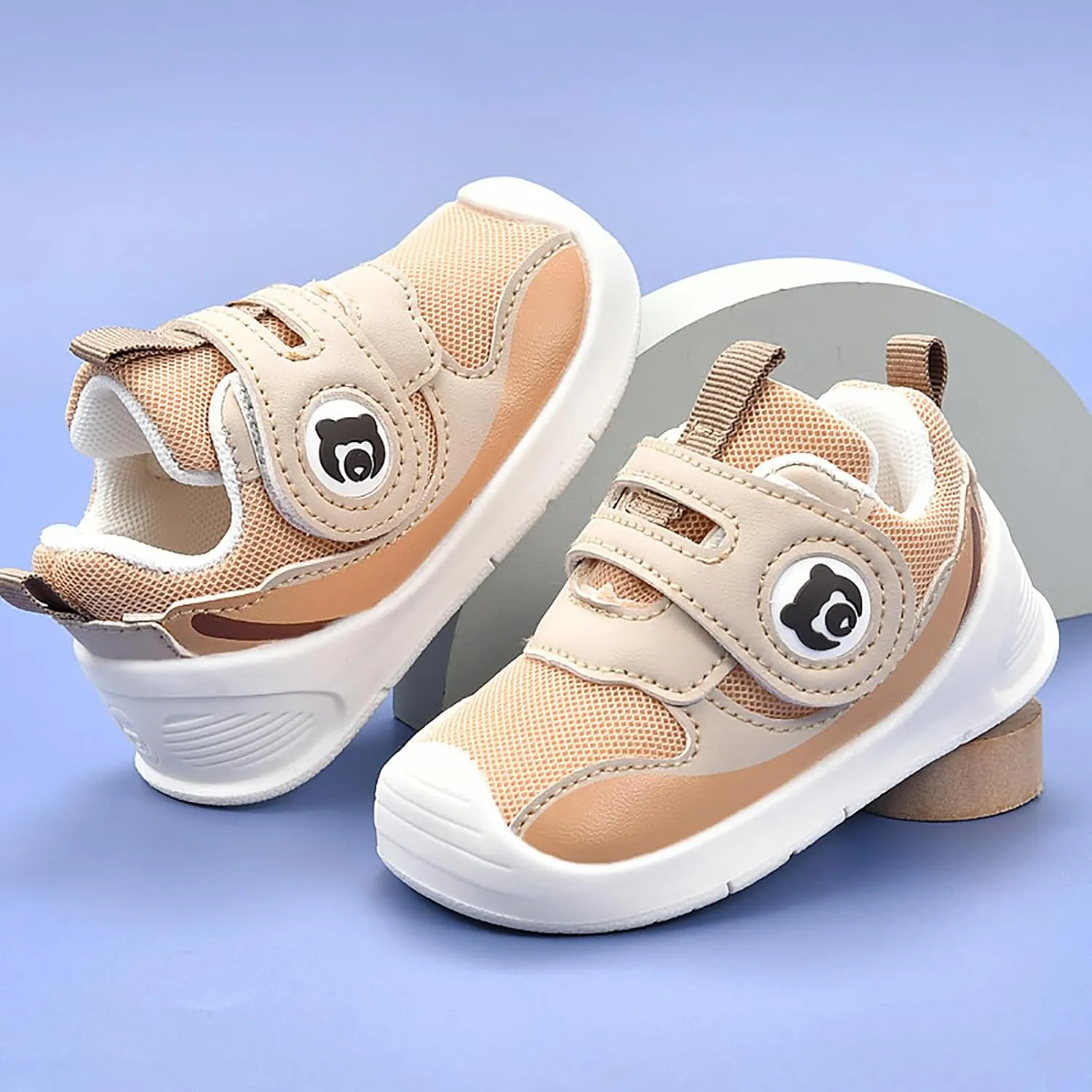 SOFMUO Baby Shoes Trainers Infant Girls Boys Breathable Outdoor Sneakers Toddler First Walkers Little Kids Tennis Walking Shoe 1-4 Years