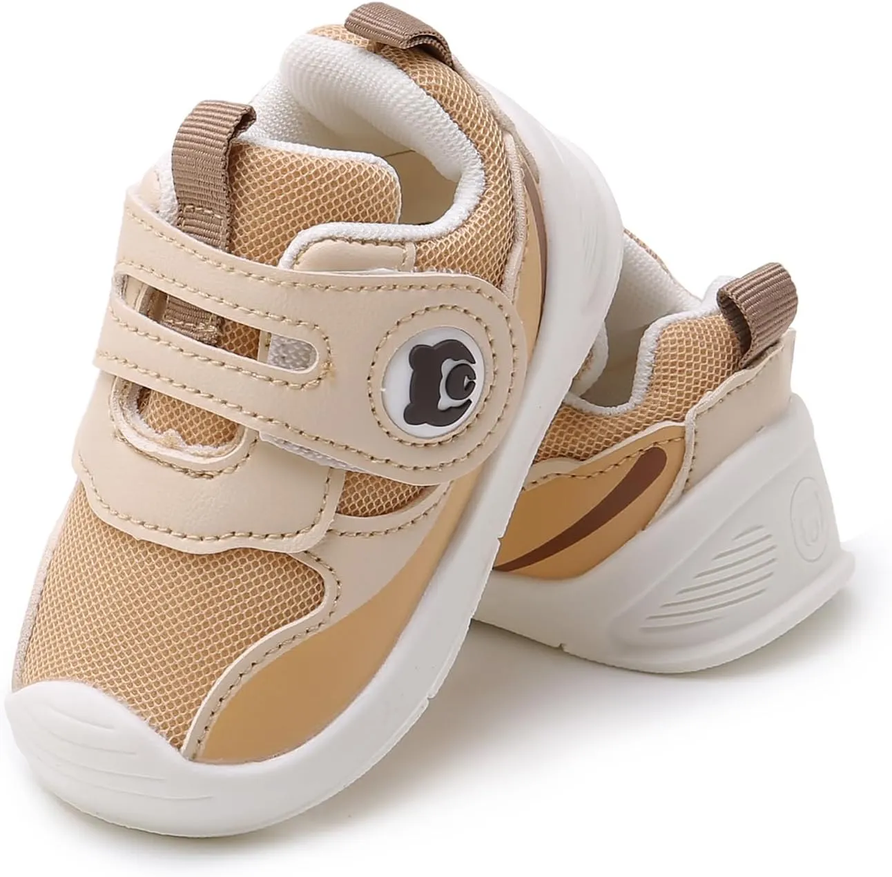 SOFMUO Baby Shoes Trainers Infant Girls Boys Breathable Outdoor Sneakers Toddler First Walkers Little Kids Tennis Walking Shoe 1-4 Years