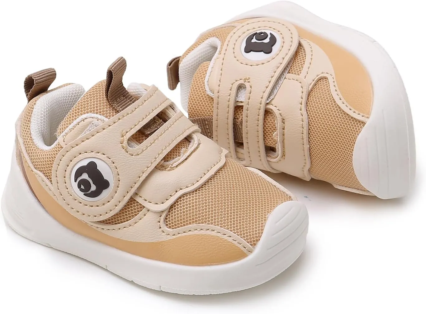 SOFMUO Baby Shoes Trainers Infant Girls Boys Breathable Outdoor Sneakers Toddler First Walkers Little Kids Tennis Walking Shoe 1-4 Years