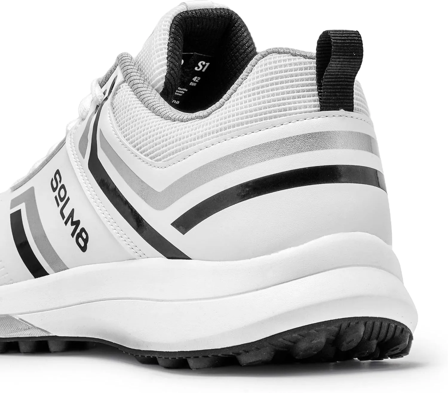 SOLM8 S1 Rubber Spikes - Lightweight Cricket Shoes for Men and Women - Durable Grip, Superior Protection (2024 Edition)