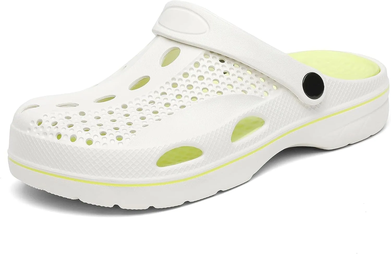 SOSOWHLTE Men's and Women's Arch Support Clogs Garden Shoes Slip-on Outdoor Beach Slippers with Removable Cushion Insole