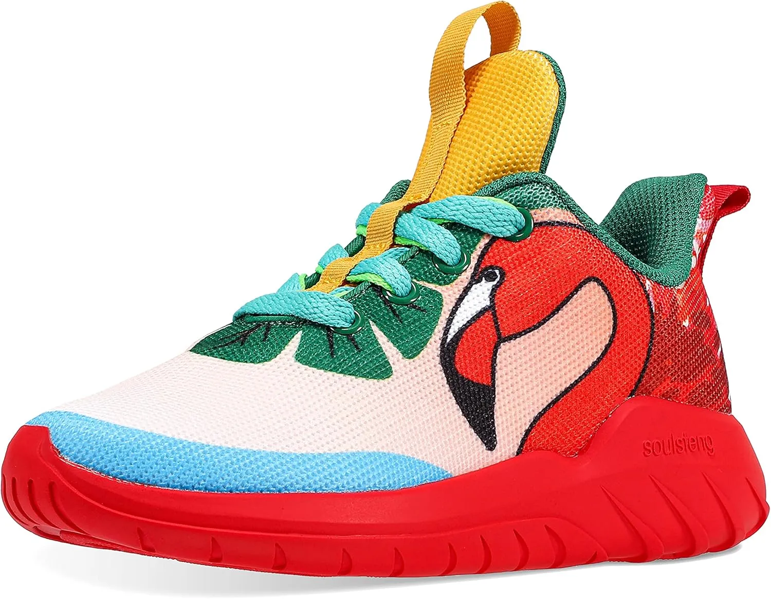 Soulsfeng Kids Tennis Shoes Lightweight Breathable Boys Running Shoe Fashion Walking Sneakers for Girls (Little Kid/Big Kid)