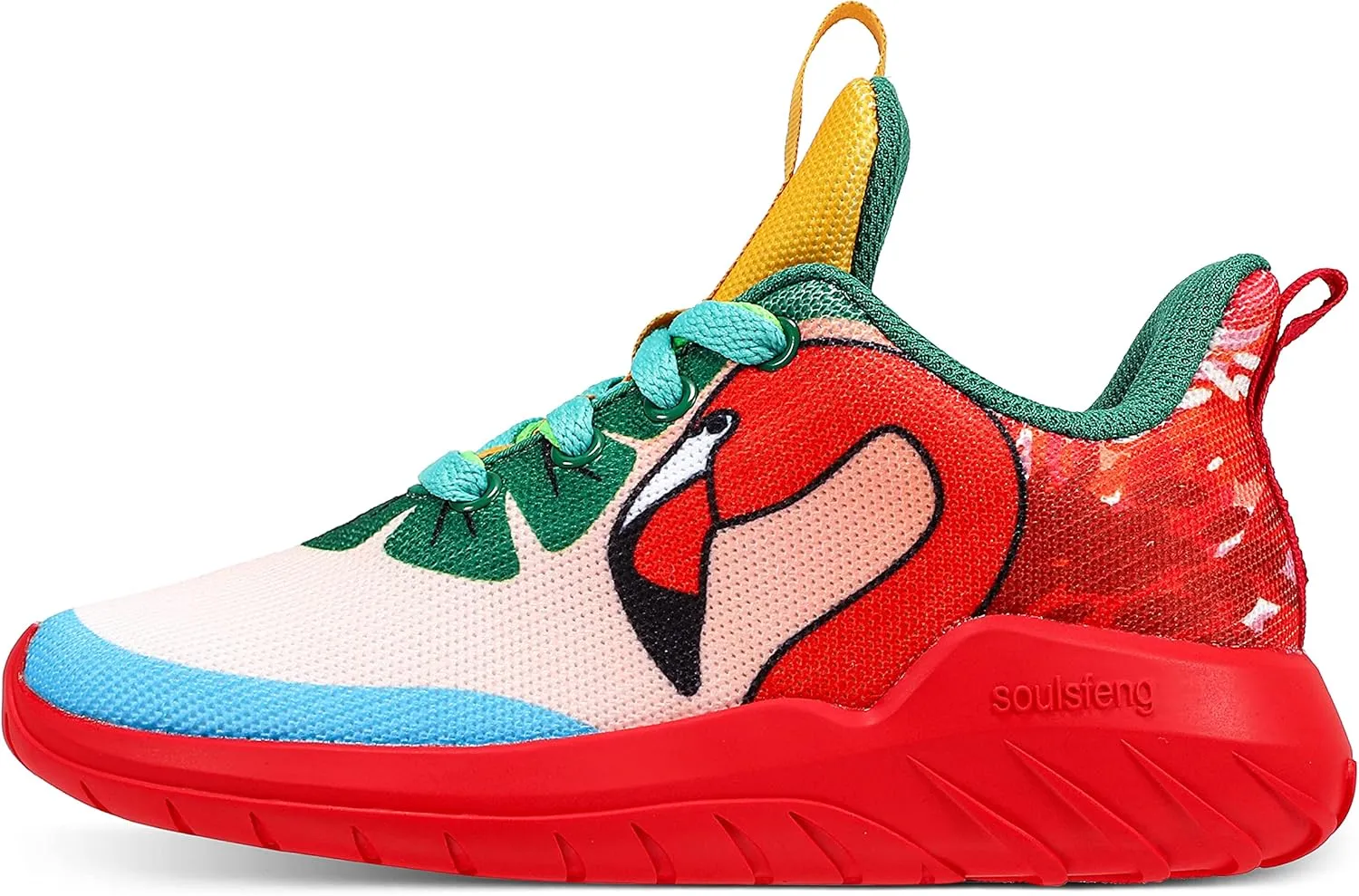 Soulsfeng Kids Tennis Shoes Lightweight Breathable Boys Running Shoe Fashion Walking Sneakers for Girls (Little Kid/Big Kid)