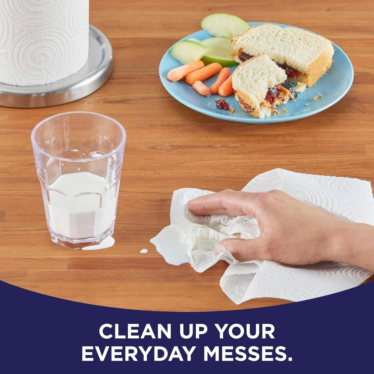 Sparkle Pick-A-Size Paper Towels, 24 Triple Rolls = 72 Regular Rolls, Everyday Value Paper Towel With Full And Half Sheets