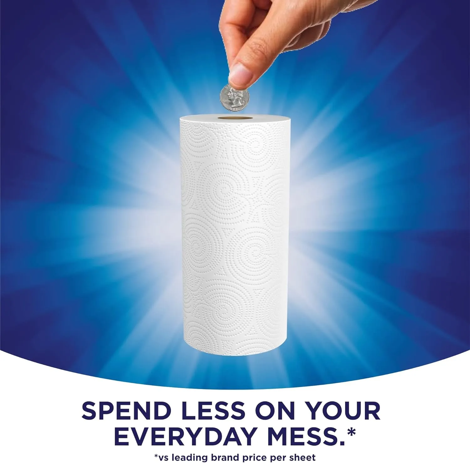 Sparkle Pick-A-Size Paper Towels, 24 Triple Rolls = 72 Regular Rolls, Everyday Value Paper Towel With Full And Half Sheets