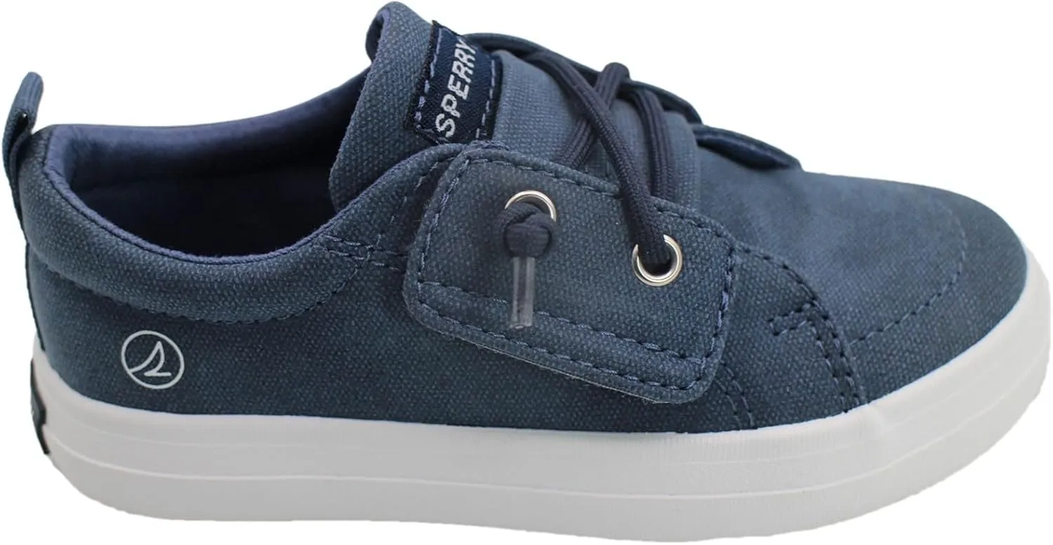 SPERRY Toddler Sneakers – Slip-On Hook & Loop Shoes with Memory Foam Insole for Boys & Girls