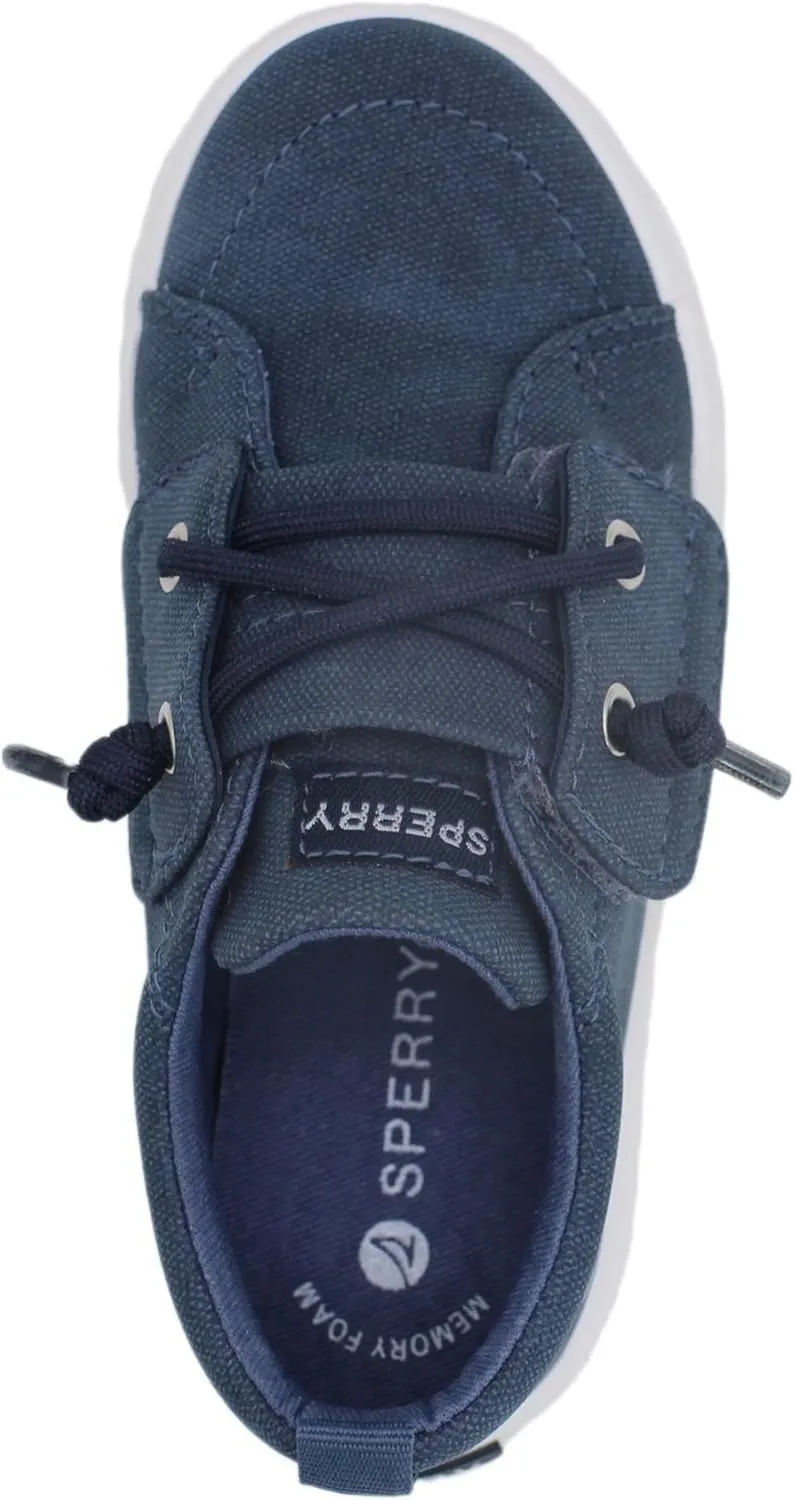 SPERRY Toddler Sneakers – Slip-On Hook & Loop Shoes with Memory Foam Insole for Boys & Girls