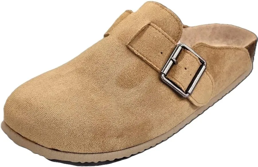 Steve Madden Paulina Tan Suede Fashion Slip On Rounded Toe Casual Slippers