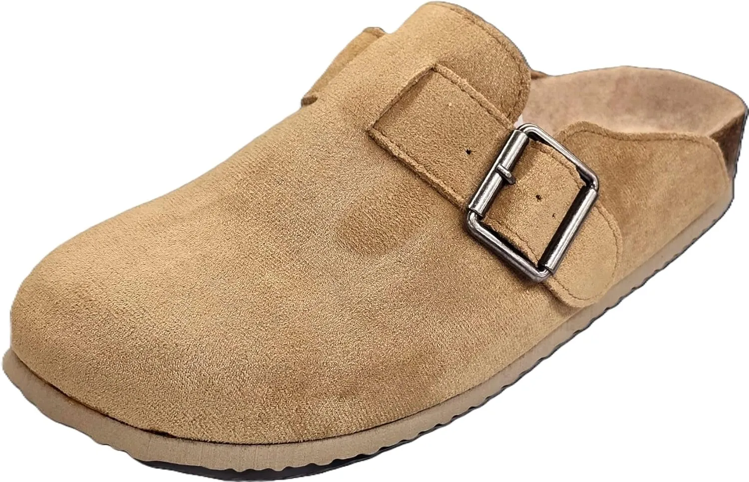 Steve Madden Paulina Tan Suede Fashion Slip On Rounded Toe Casual Slippers
