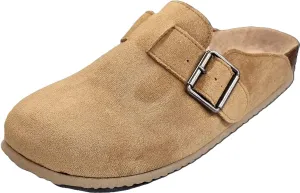 Steve Madden Paulina Tan Suede Fashion Slip On Rounded Toe Casual Slippers
