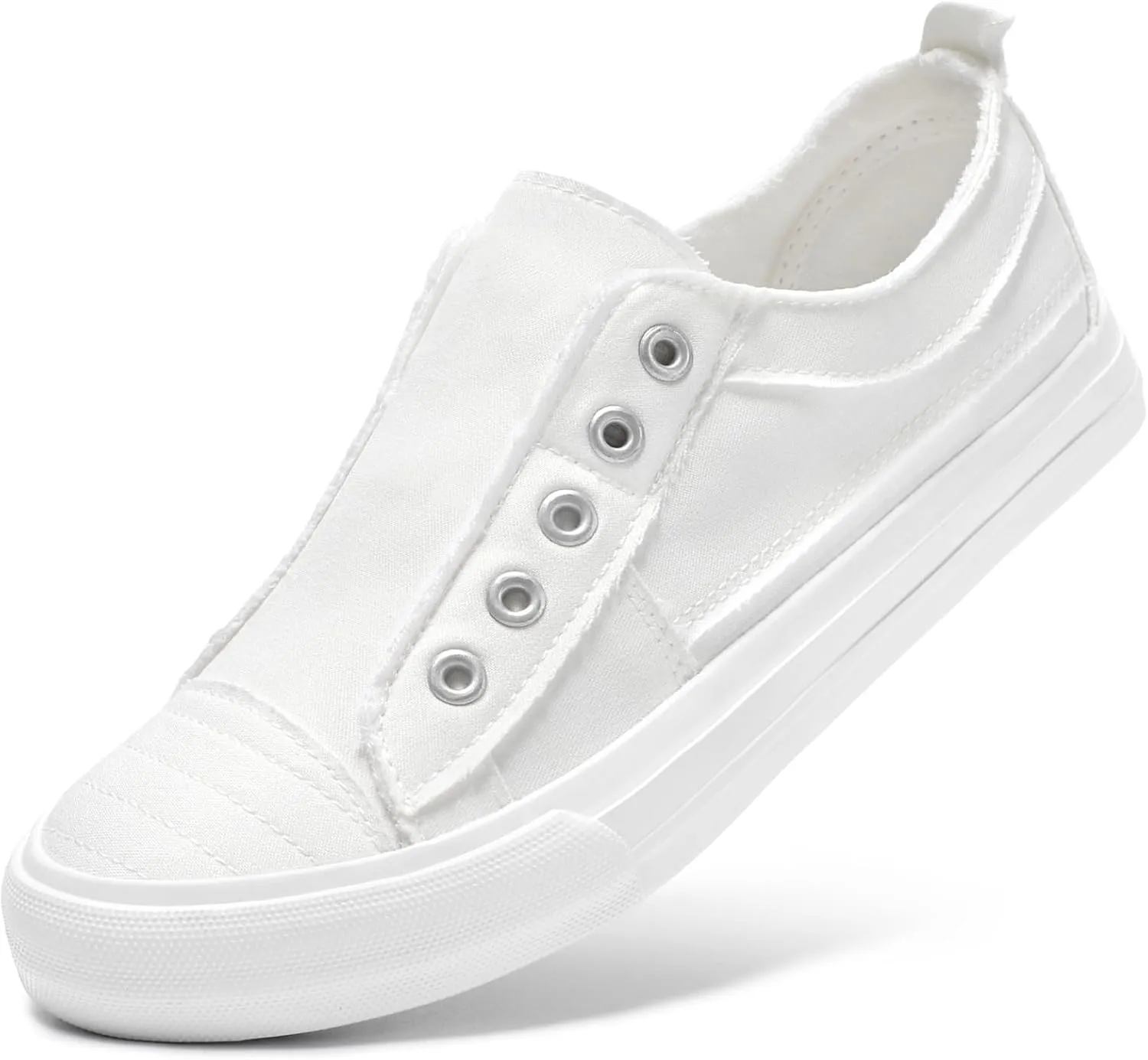 STQ Slip On Shoes Women Casual Canvas Sneakers