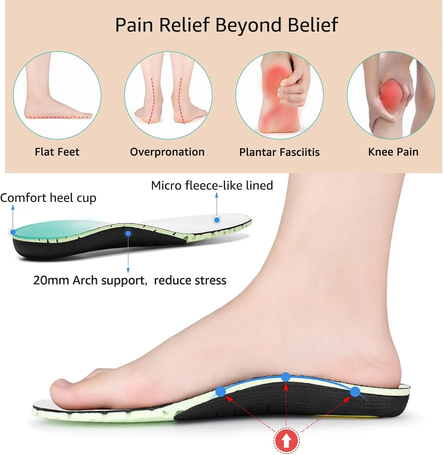 STQ Slip On Shoes Women Loafers Orthopedic Fur Lined Warm Winter Canvas Boat Shoes Plantar Fasciitis Relief Maternity Pregancy Walking Sneakers for Travel