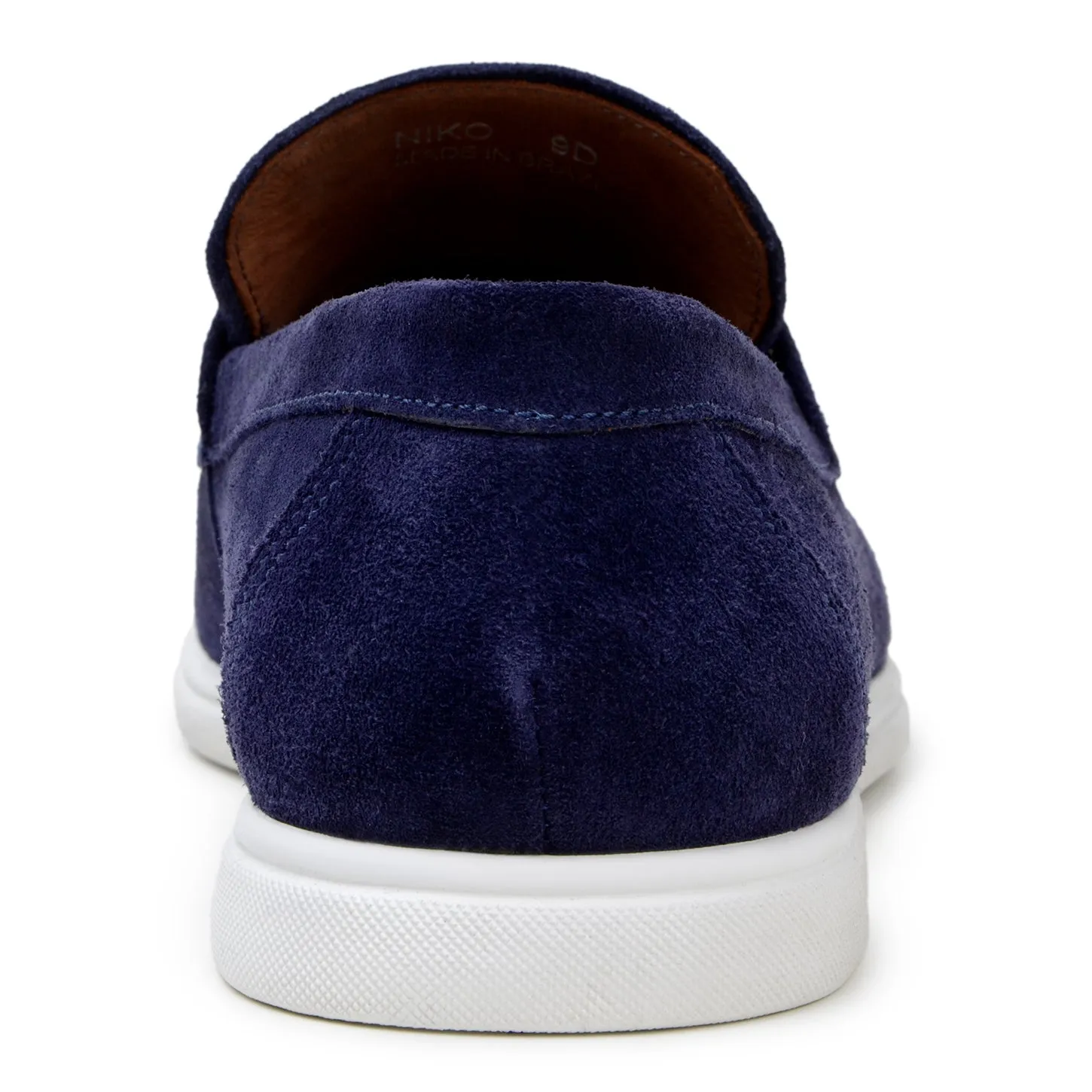 Studio Belvedere Niko Men's Shoes Suede Leather Penny Loafer (SBV1006)