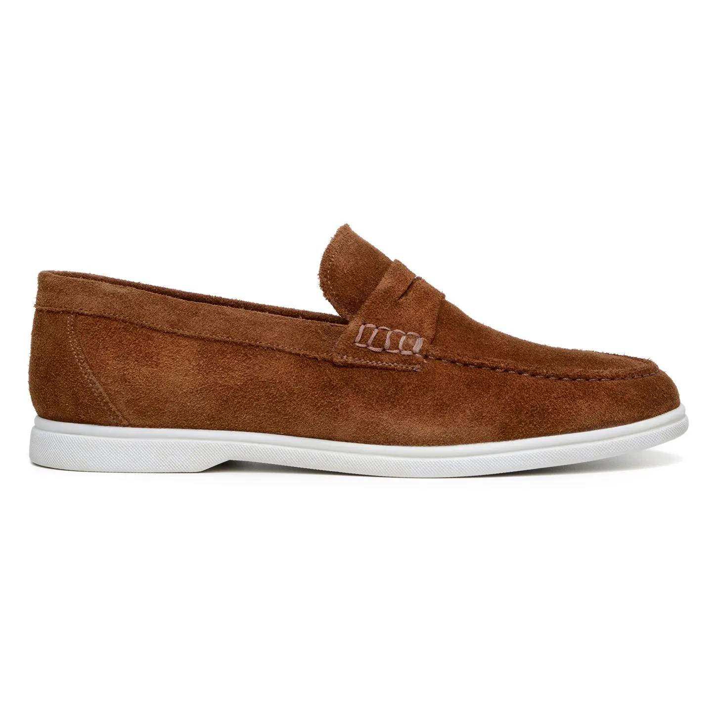 Studio Belvedere Niko Men's Shoes Suede Leather Penny Loafer (SBV1006)