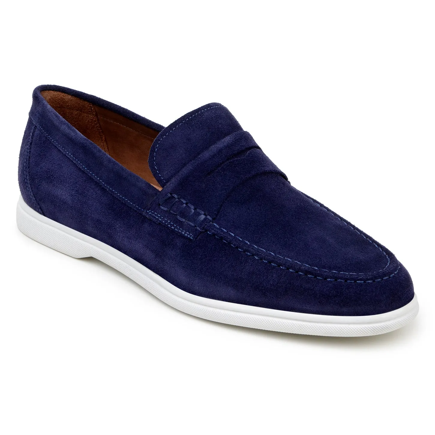 Studio Belvedere Niko Men's Shoes Suede Leather Penny Loafer (SBV1006)