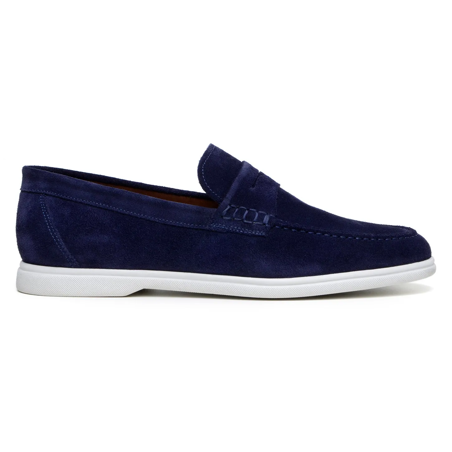 Studio Belvedere Niko Men's Shoes Suede Leather Penny Loafer (SBV1006)