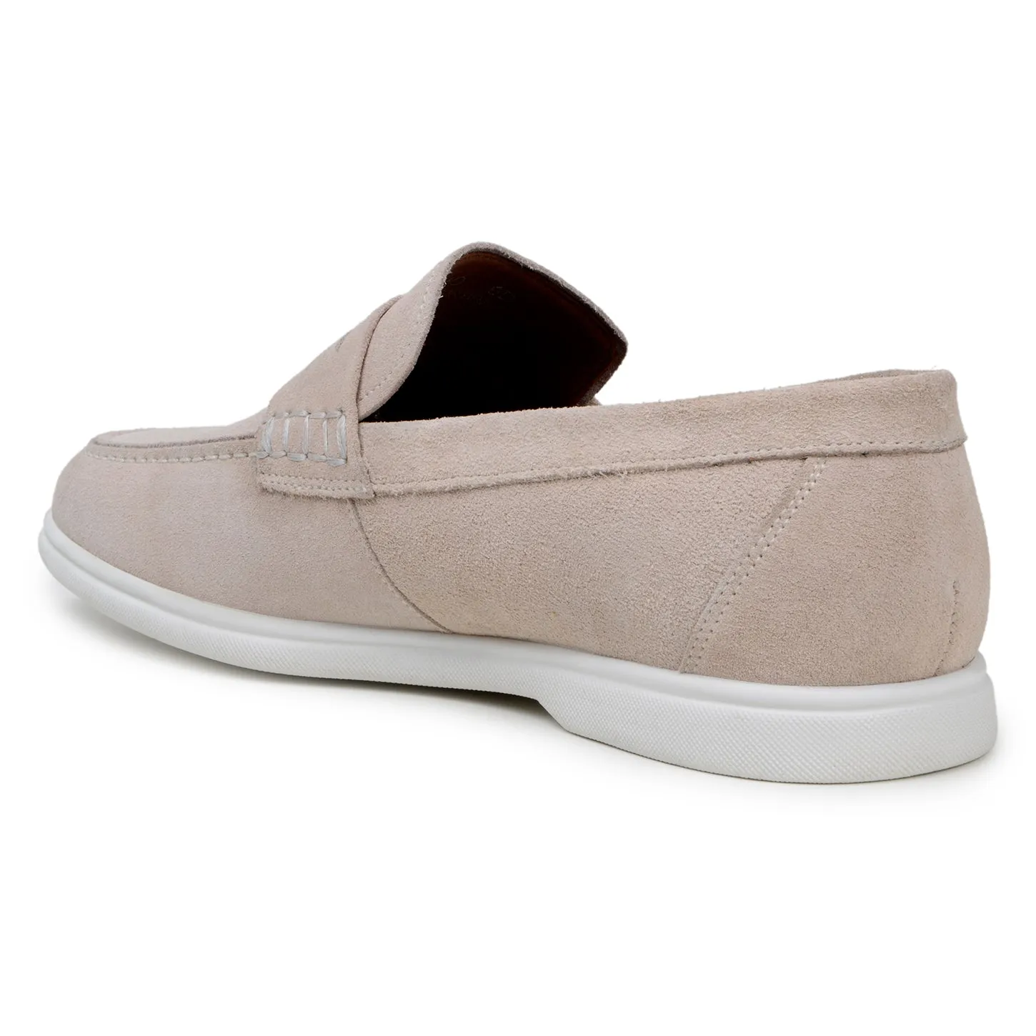 Studio Belvedere Niko Men's Shoes Suede Leather Penny Loafer (SBV1006)