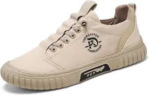 Summer Casual Outdoor Low Top Men Shoes Canvas Slip-on Breathable Non-Slip Lightweight Comfort Travel Sport Jogging Shoes