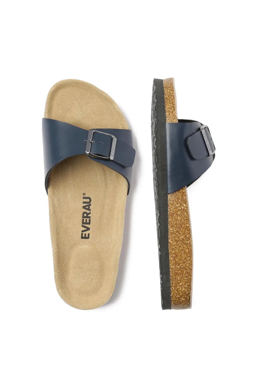 Swan Leather Easy Slip-On Sandals
