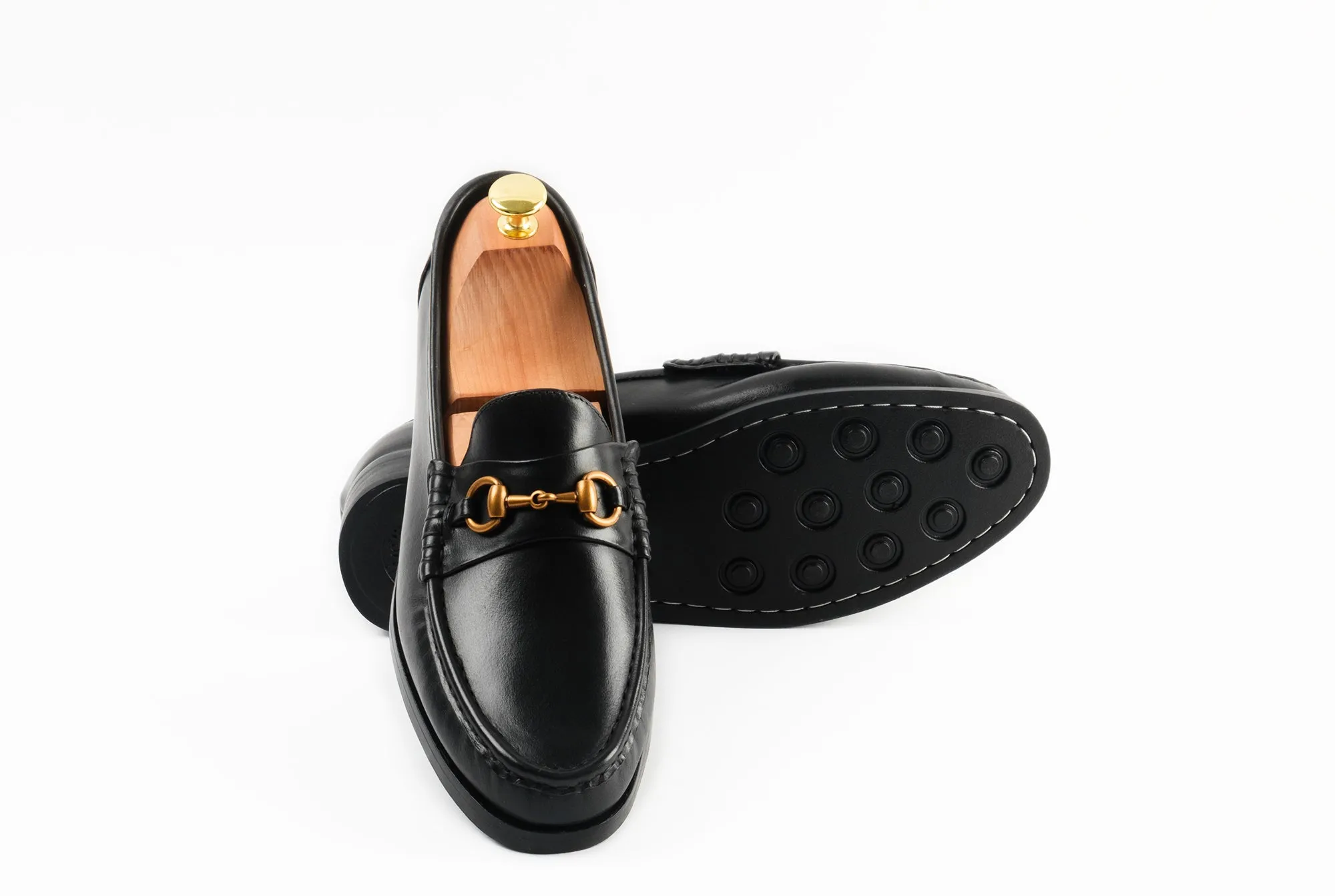 The Grand Horsebit Loafer - Black Noir
