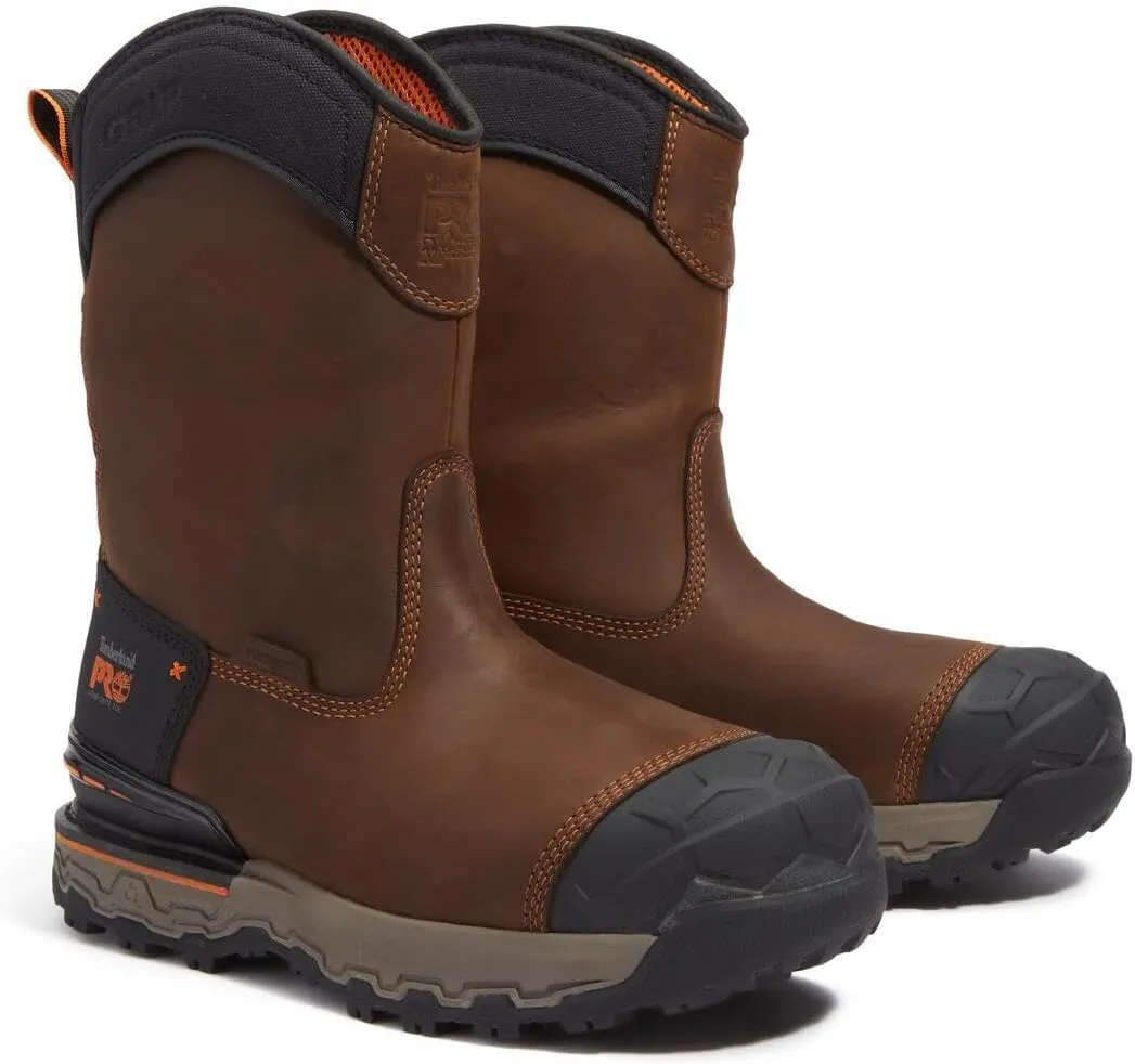 Timberland PRO Men's Boondock Ultralight Pull-on Composite Safety Toe Waterproof Industrial Work Boot