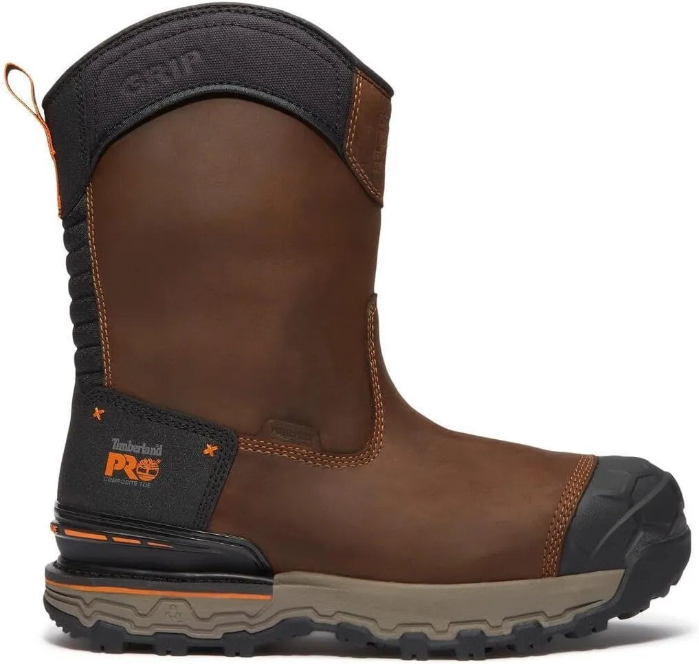 Timberland PRO Men's Boondock Ultralight Pull-on Composite Safety Toe Waterproof Industrial Work Boot