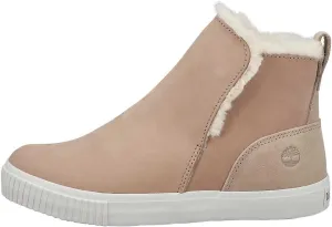Timberland Women's Skyla Bay Pull-On Boots, Light Taupe Nubuck, 8 Medium