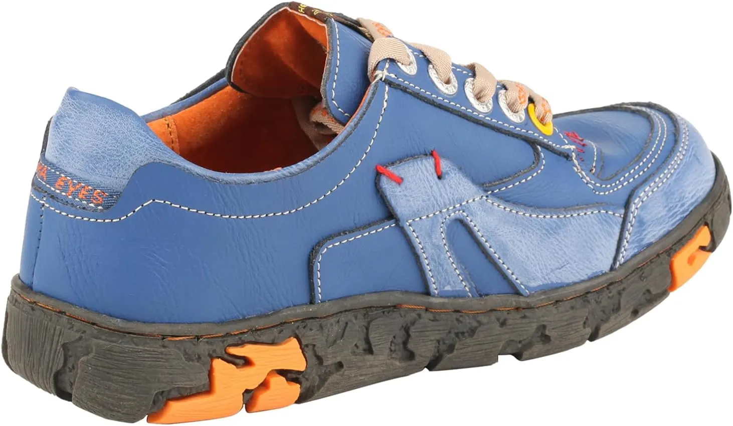 TMA EYES Women's Leather Soft Sole Non-Slip lace-up Walking Shoes