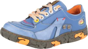 TMA EYES Women's Leather Soft Sole Non-Slip lace-up Walking Shoes