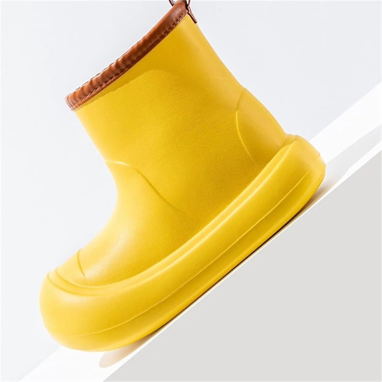 Toddler Baby Rain Boots Easy-on Soft Sole Anti Slip Lightweight Water-proof Garden Shoes Outer Snow Boots Toddler Girl