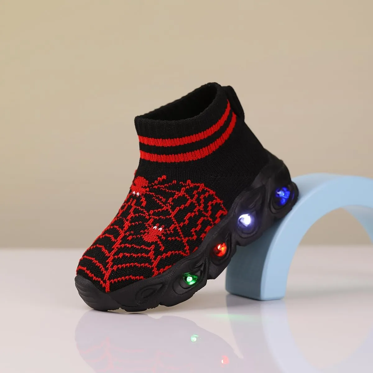 Toddler Little Kids Sneaker Light Up Shoes Breathable Athletic Casual Walking Tennis Boys Girls Shoe
