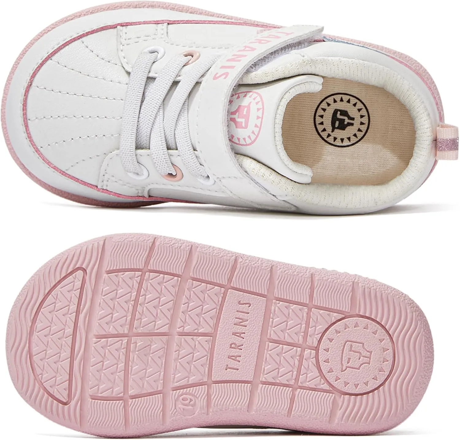 Toddler Shoes Soft Rubber Sole First Walking Shoes Baby Breathable Sneakers