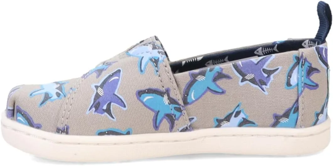 TOMS Boy's, Alpargata Tiny Slip-On - Toddler